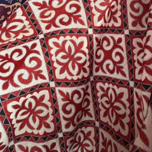 Alternative view of 批发新疆名族风棉麻布料厚面料餐厅民俗沙发套枕套盖哈萨克风5m长